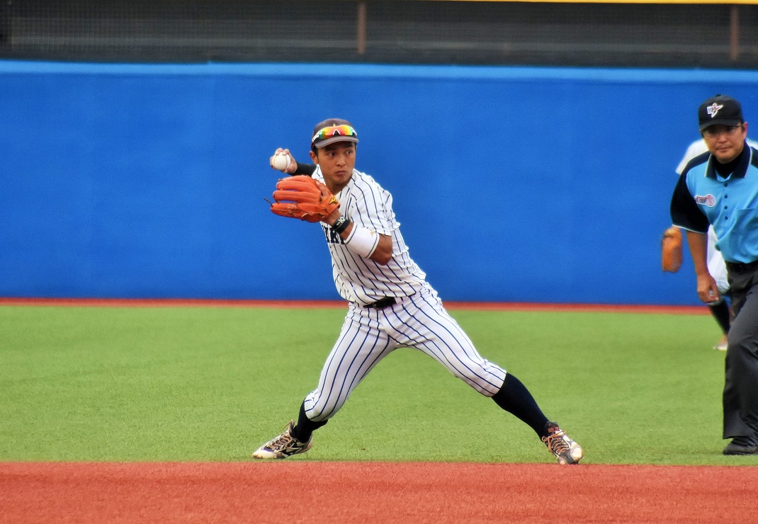 2017年東京六大学野球春季リーグ戦より 熊谷選手 ©「立教スポーツ」編集部